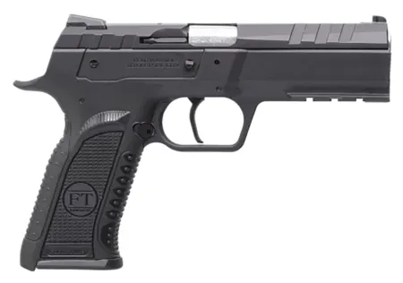 Tanfoglio TFFORCES9 Force Esse 9mm Luger 16+1 4.40" Stainless Steel Barrel, Black Serrated Steel Slide, Black Polymer Frame w/Picatinny Rail, Textured Grip