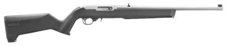 Ruger 31224 10/22  Carbine 22 LR 10+1 18.50" Clear Satin Stainless Steel Barrel, Drilled & Tapped Stainless Steel Receiver, Black Textured Magpul MOE X-22 w/M-LOK Synthetic Stock