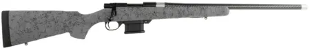 Howa HHSCF6ARCGRYBLK M1500 Mini Action Full Size 6 ARC 5+1 20" Black Threaded Barrel, Matte Blue Steel Receiver Drilled & Tapped, HS Precision Gray Synthetic Stock