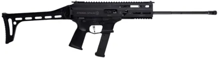 Grand Power 810091156025 Stribog SP9A3G 9mm Luger 16" Black Barrel, Black Receiver, Polymer Stock & Grip
