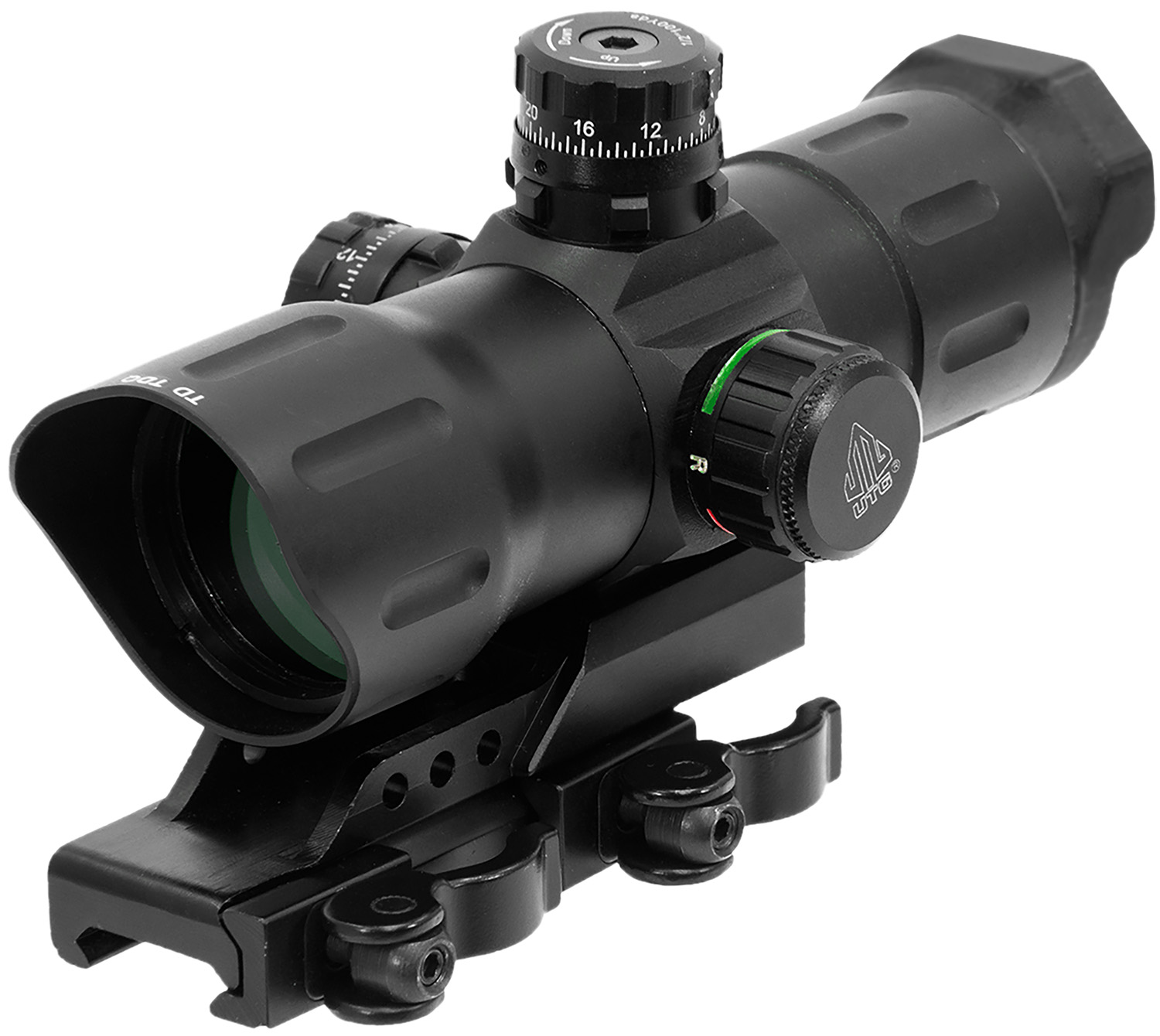 UTG SCPTDTDQ ITA  6" Tube Red/Green T-Dot Reticle