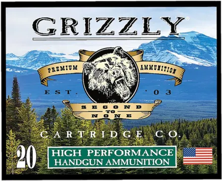 Grizzly Ammo GC38SP9   38Special 148gr Full Metal Jacket Flat Point 20 Per Box/10 Case