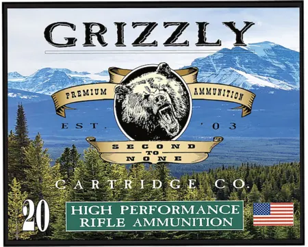 Grizzly Ammo GC45/70+P7   45-70Gov+P 420gr Wide Long Nose Gas Check 20 Per Box/10 Case