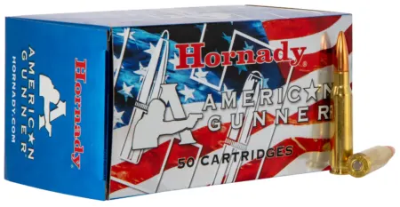 Hornady 80967 American Gunner  308Win 155gr Hollow Point Boat Tail 50 Per Box/10 Case