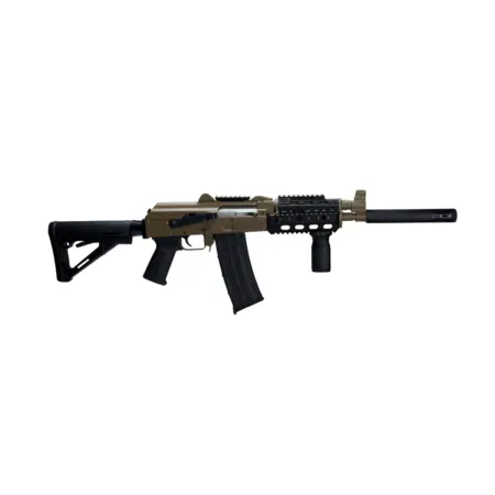 ZPAP85 AK Rifle | 5.56x45 | Quad rail | Top rail | CTR Stock | Muzzle Extension | FDE Cerakote