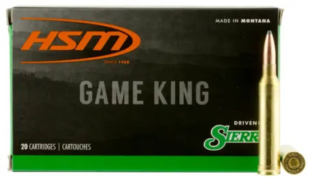 HSM 7MMMAG23N Game King  7mm Rem Mag 175 gr Sierra GameKing Spitzer Boat Tail 20 Per Box/ 20 Case