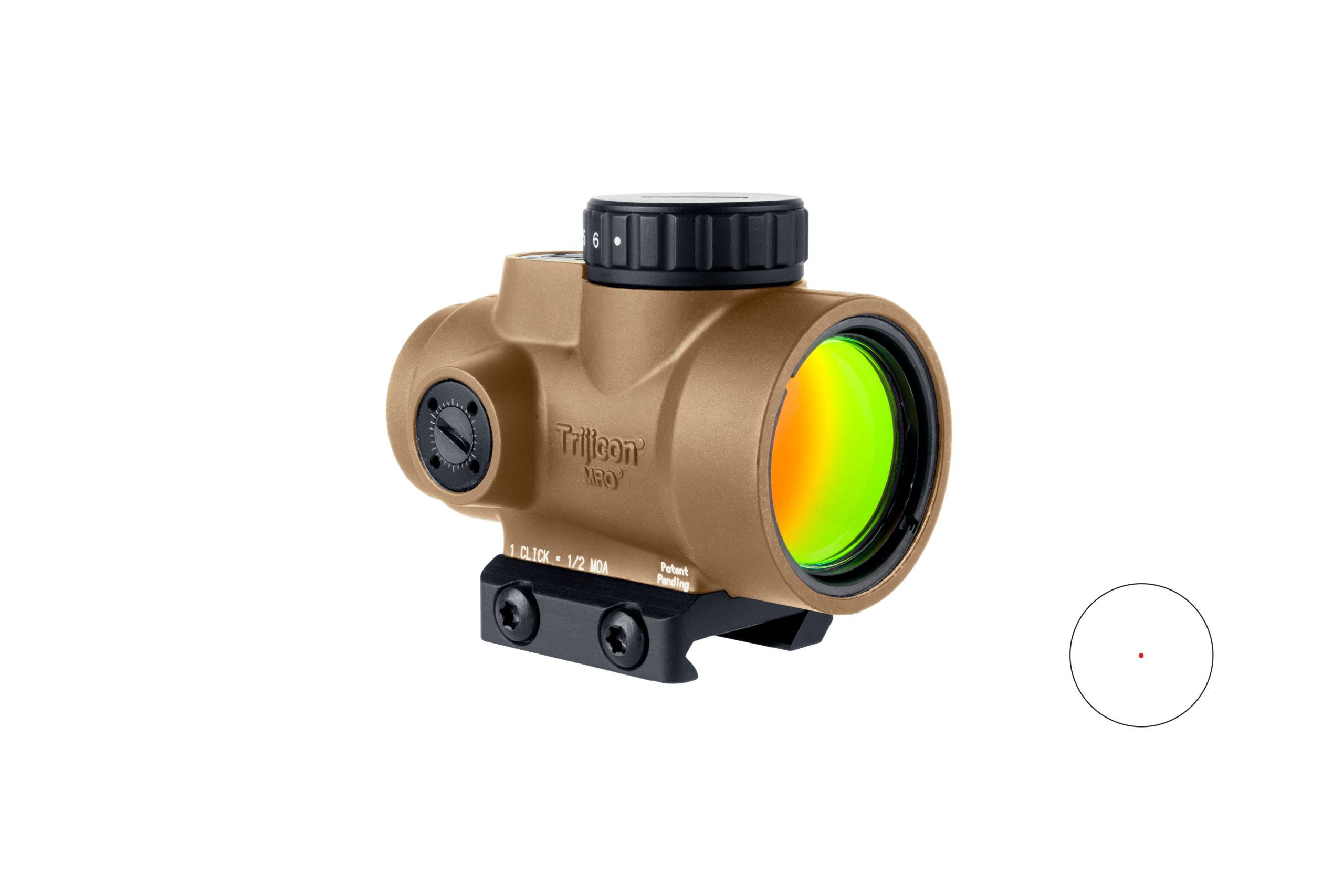 TRIJICON MRO SD 1X25 2MOA COYOTE LOW MT