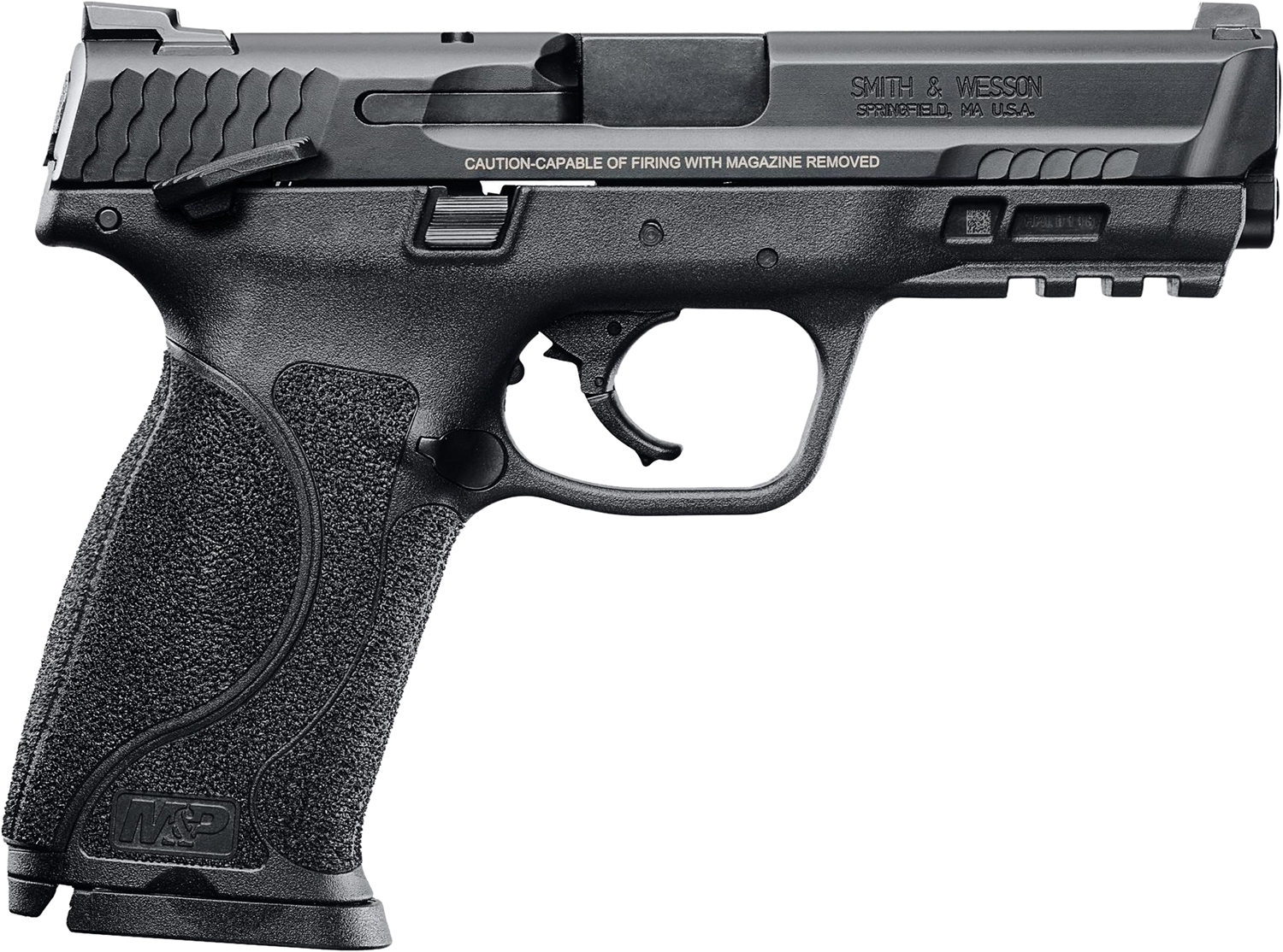 Smith & Wesson 11526 M&P M2.0  Full Size 45 ACP 10+1, 4.60" Black Armornite Stainless Steel Barrel & Serrated Slide, Matte Black Polymer Frame w/Picatinny Rail