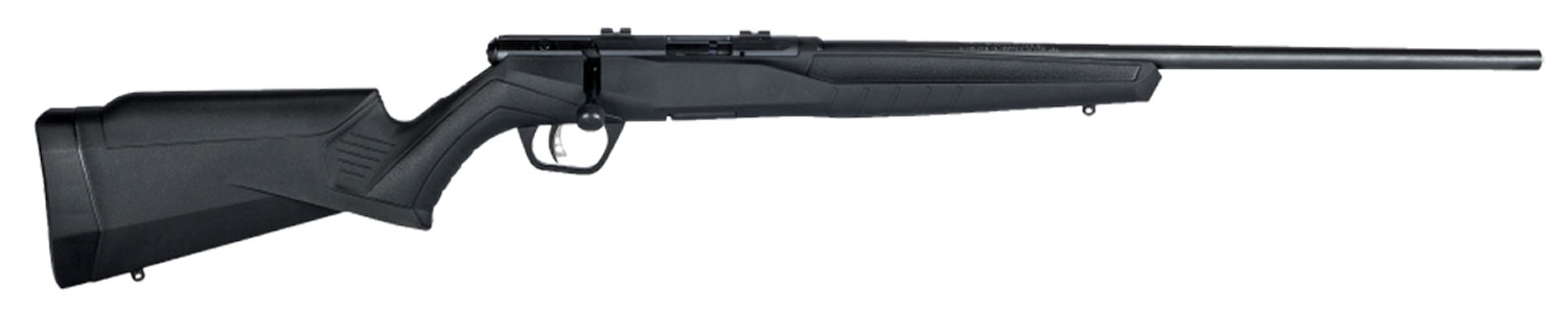 Savage Arms 70800 B Series F Full Size 17 HMR 10+1 21" Matte Black Button Rifled Barrel, Matte Black Drilled & Tapped Carbon Steel Receiver, Matte Black Fixed Synthetic Stock, Right Hand