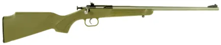 Crickett KSA2243 My First Rifle  Youth 22 LR 1rd 16.13" Stainless Steel Barrel, Blued Drilled & Tapped Receiver, Desert Tan w/Webbing Fixed Synthetic Stock, Right Hand