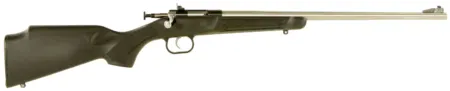 Crickett KSA2245 Youth 22 LR 1rd 16.12" Stainless Steel Barrel, Fixed Front/Adjustable Rear Peep Sights, Black Synthetic Stock w/11.5" LOP, Rebounding Firing Pin Safety