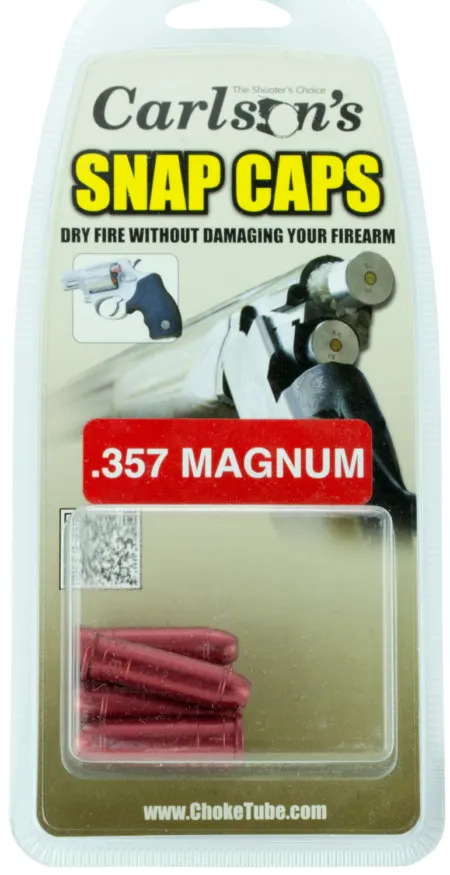 Carlson's Choke Tubes 00059 Snap Cap Pistol 357Mag 6Pack