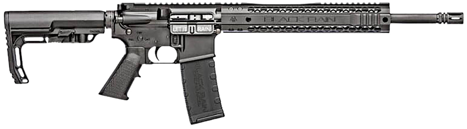 Black Rain Ordnance BROSPEC15 Spec15  5.56x45mm NATO 30+1 16" Chrome Moly Barrel, A2 Flash Hider,  Black Hard Coat Anodized 7075-T6 Receiver, Adjustable B5 Sopmod Stock, Polymer Grip, GI Trigger