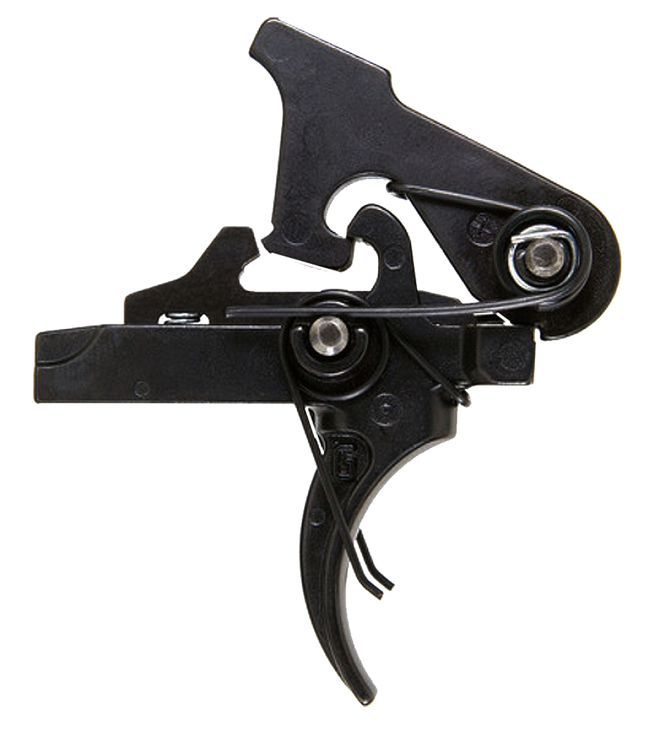 Geissele Automatics 05145 G2S  Two-Stage Curved Trigger w/4.25-4.75 lbs Draw Weight, Black Oxide Finish for AR-15/AR-10