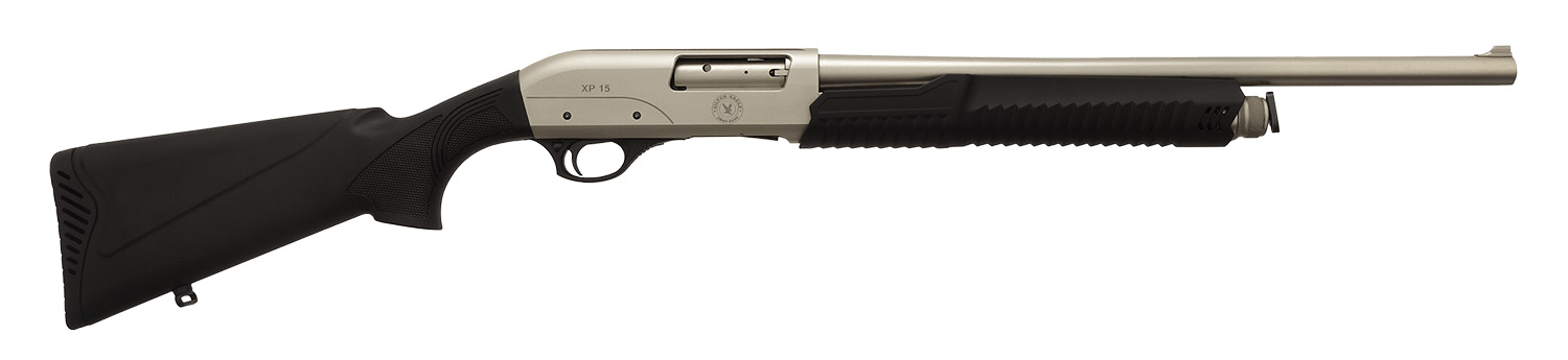 Silver Eagle Arms XP1220M XP Marine 12 Gauge 20" 4+1 3" Silver Marinecote Black Right Hand