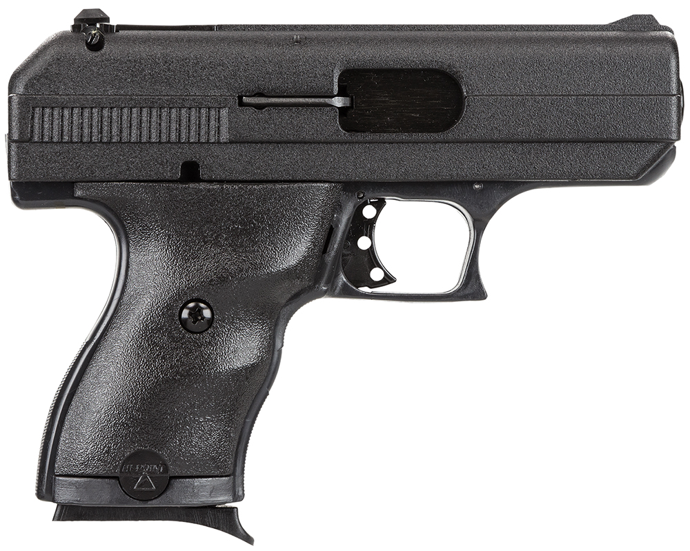 Hi-Point 00916 C9  9mm Luger 8+1, 3.50" Black Steel Barrel, Black Powder Coated Serrated Steel Slide, Black Polymer Frame & Grip