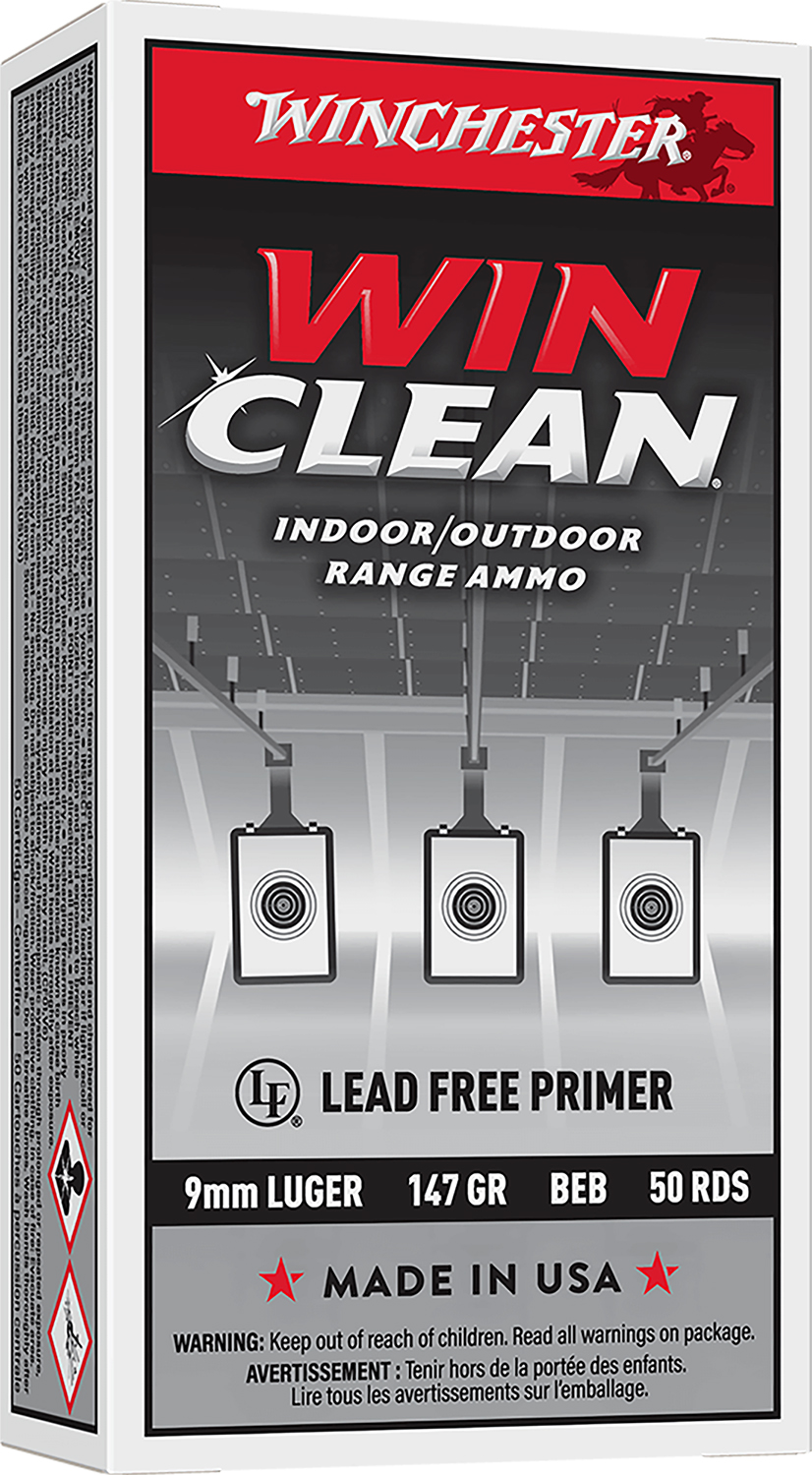 Winchester Ammo WC93 Super X  9mmLuger 147gr Winclean Brass Enclosed Base 50 Per Box/10 Case