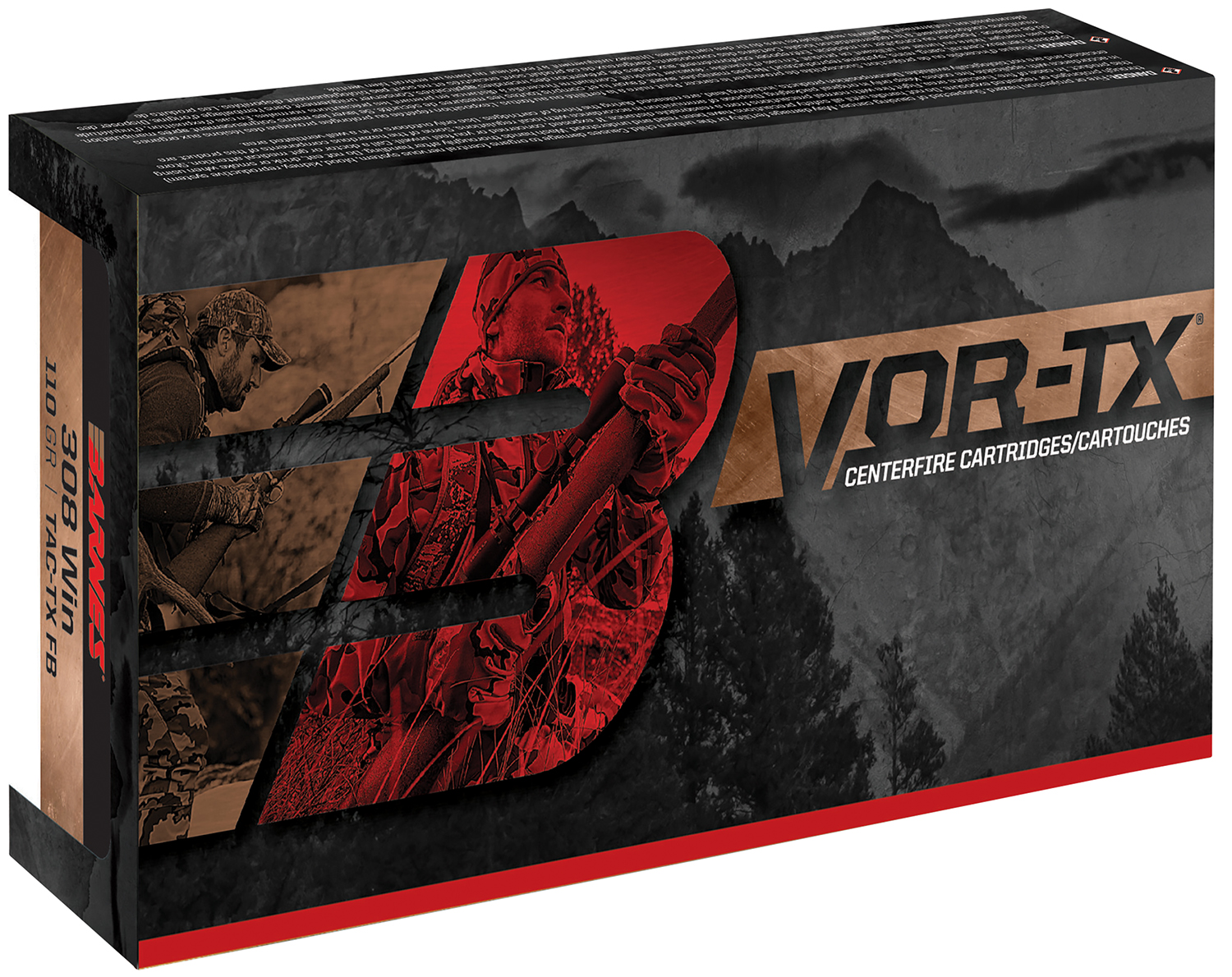 Barnes Bullets 21535 VOR-TX Rifle 30-30Win 150gr Barnes TSX Flat Nose 20 Per Box/10 Case
