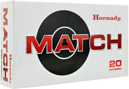 Hornady 8105 Match  308Win 178gr Boat Tail Hollow Point 20 Per Box/10 Case
