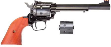 Heritage Mfg RR22MB6AS Rough Rider  22 LR 22 WMR 6 Shot 6.50" Black Barrel, Cylinder & Frame, Cocobolo Grips