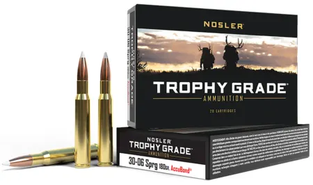 Nosler 46134 Trophy Grade  30-06Springfield 180gr Nosler AccuBond 20 Per Box/10 Case
