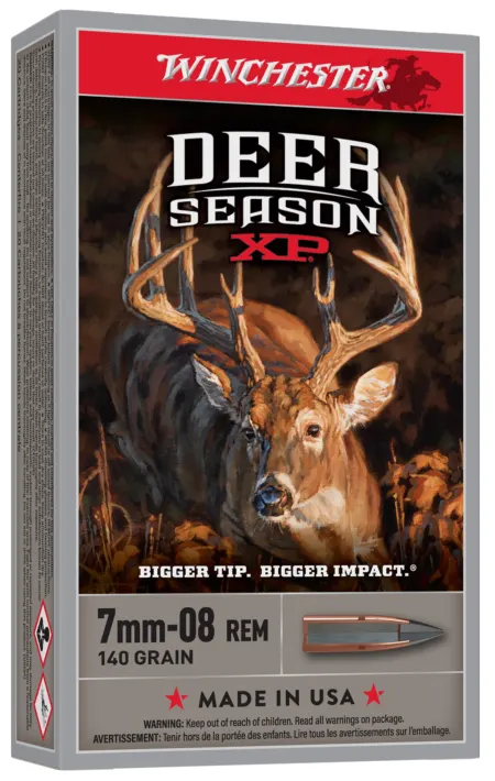 Winchester Ammo X708DS Deer Season XP  7mm-08Rem 140gr Extreme Point 20 Per Box/10 Case