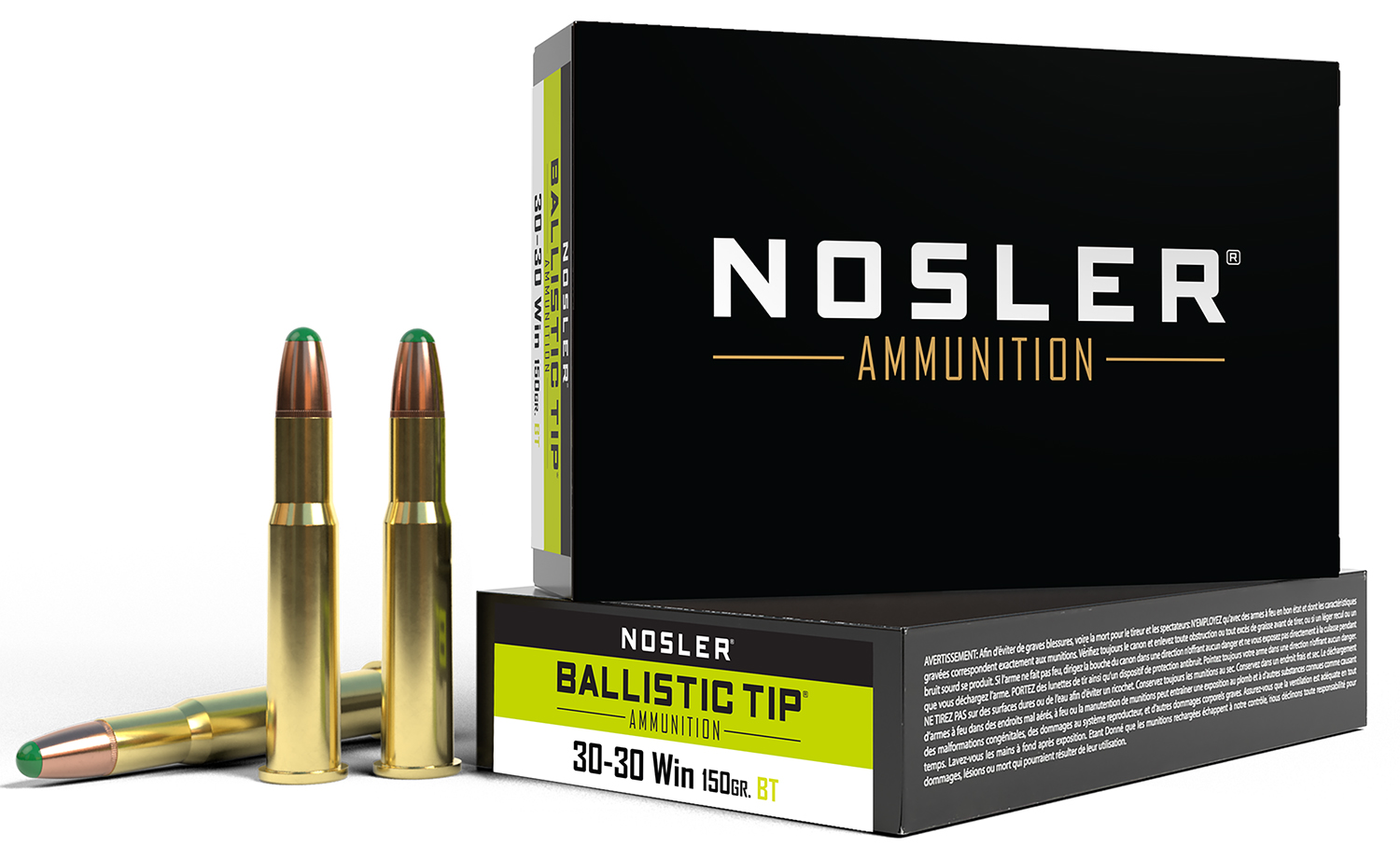Nosler 40065 Ballistic Tip  30-30Win 150gr Round Nose Ballistic Tip 20 Per Box/10 Case