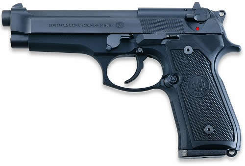 BERETTA 92 M-9 9MM BL/SY 4.9" 10+1 FS