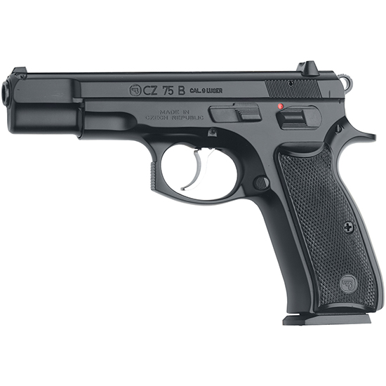 CZ 75 B 9MM 4.72 BLK POLYCOAT FS MS 16RD