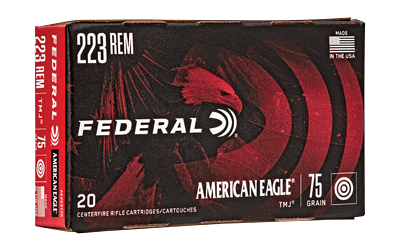 Federal .223 Remington 75gr TMJ Brass – 20rd