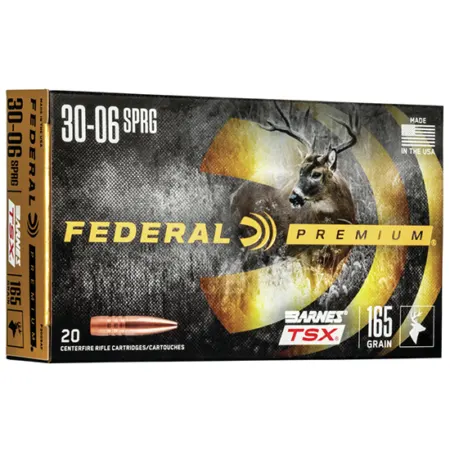 FED PREMIUM 30-06 165GR BARNES TSX 20/10