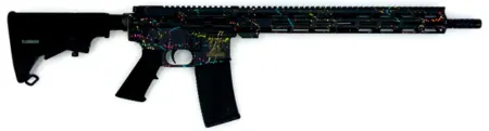 GLFA AR-15 223WYL 16 SAVED SPLATTER BLK 30RD