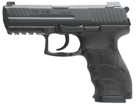 HK P30 V3 DASA 9MM 3.85 BLK 17/20RD