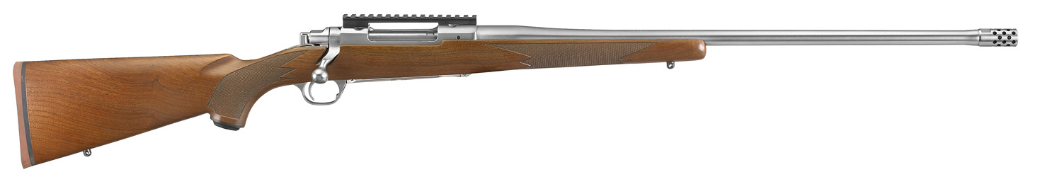 RUG HAWKEYE HUNTER 7MM PRC 24 SS WALNUT 3RD