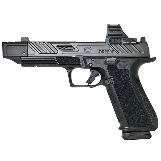 SHAS DR920P 9MM 4.5 BLK ELITE OPTIC SLIDE W/HOLO