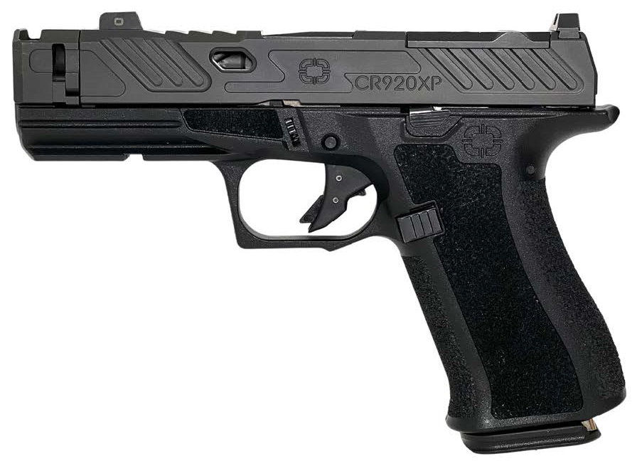 SHAS CR920XP 9MM BLK ELITE SLIDE BLK BBL