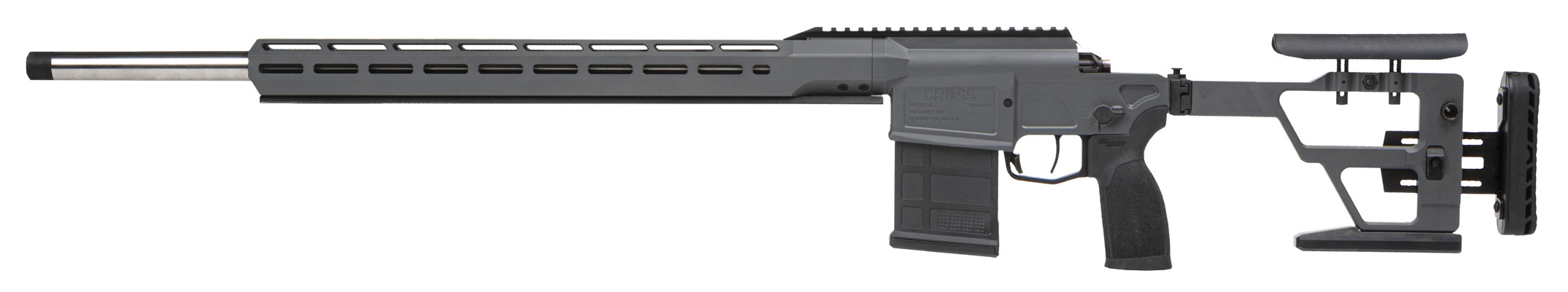 SIG CROSS 6MM CREED 24 GRY FOLD PRS 10RD