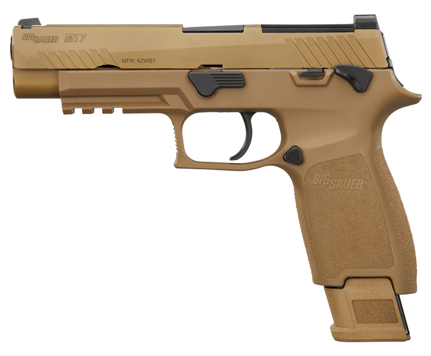SIG M17 9MM 4.7 MS COY 17/21RD