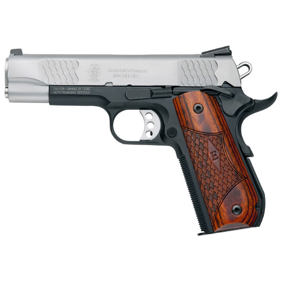 SW 1911SC ROUND BUTT SCANDIUM 45ACP 4.25 TT