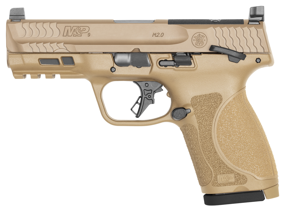 SW M&P9 M2.0 9MM COMPACT 4 OR TS FDE 10RD