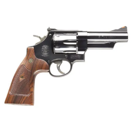 SW 29 CLASSICS 44MAG 4 BLUED CHECKERED WALNUT