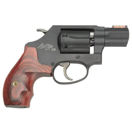 SW 351PD 22MAG 1.875 HI VIZ WOOD GRIP BLK 7RD