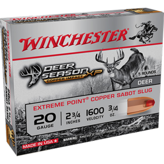 WIN COPPER IMPACT 20GA 2.75 3/4OZ 5/20