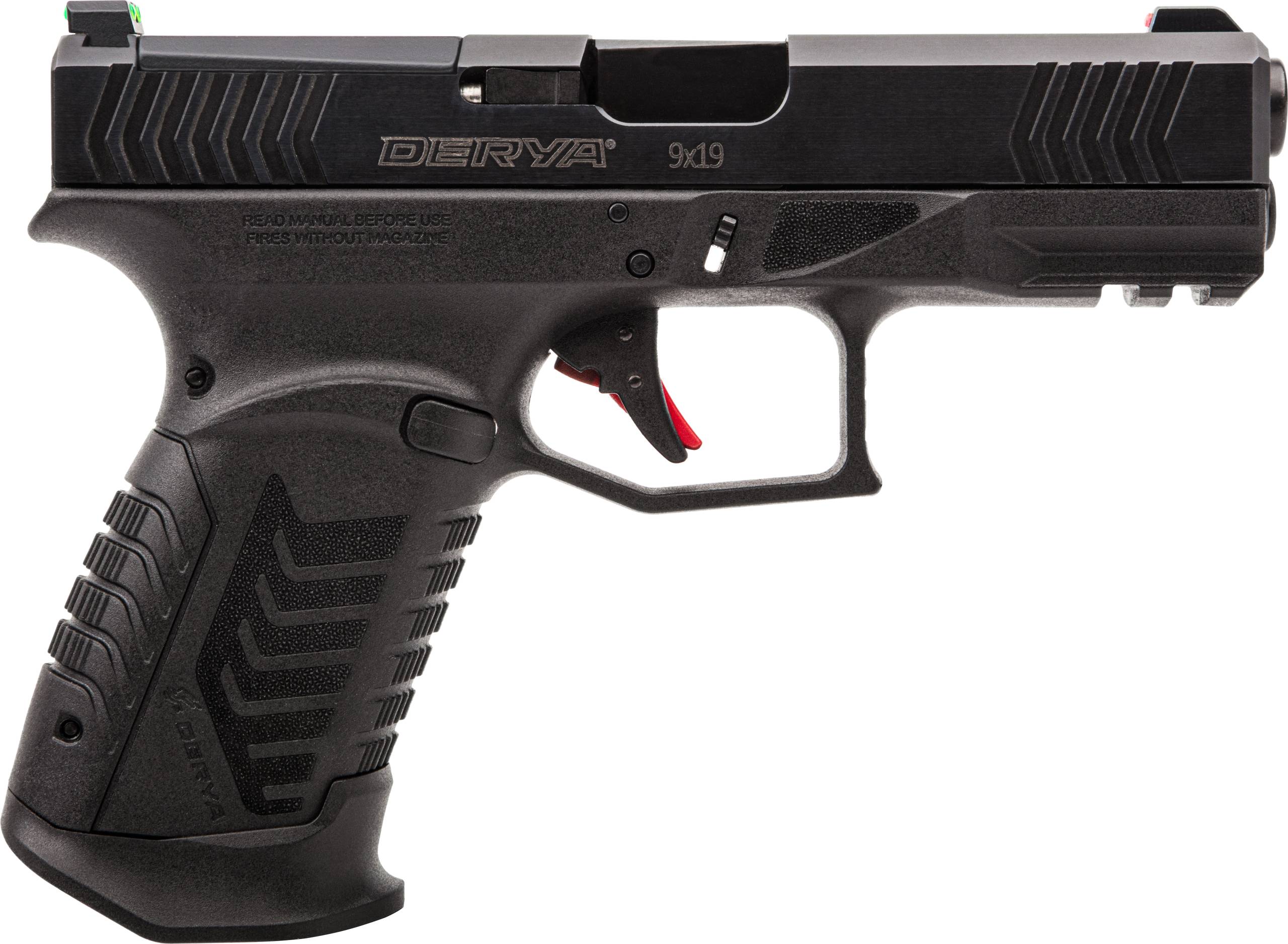 DERYA DY9 9MM BLK 15+1 3.8" OR TR