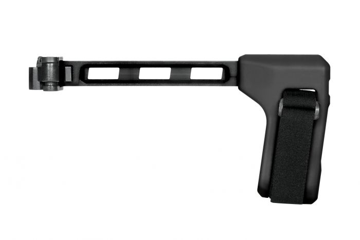 SB Tactical FS1913 Pistol Stabilizing Brace - Black | Sig MPX, MCX, Rattler & Rock River LAR-PDS Compatible | Includes Folding Hinge | Aluminum Strut