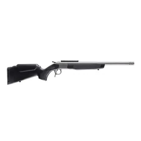 CVA Scout TD Single Shot Rifle .444 Marlin. 22" Threaded Stainless Barrel Black Stock 0 MOA Pic Rail