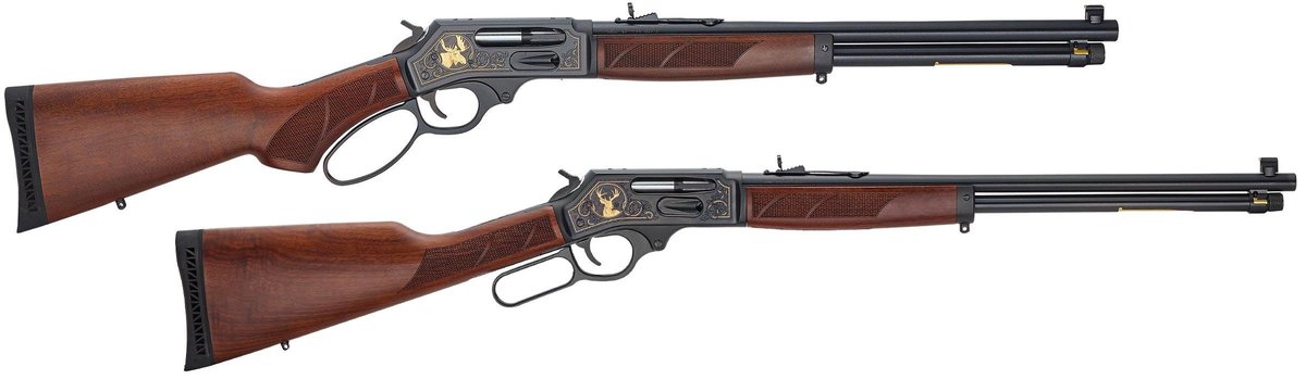Henry Wildlife Edition Side Gate .45-70 Rifle 4rd Magazine 18.43" Barrel Walnut Large Loop