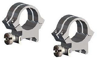 Weaver Quad Lock Detachable Scope Rings 1" High - Silver