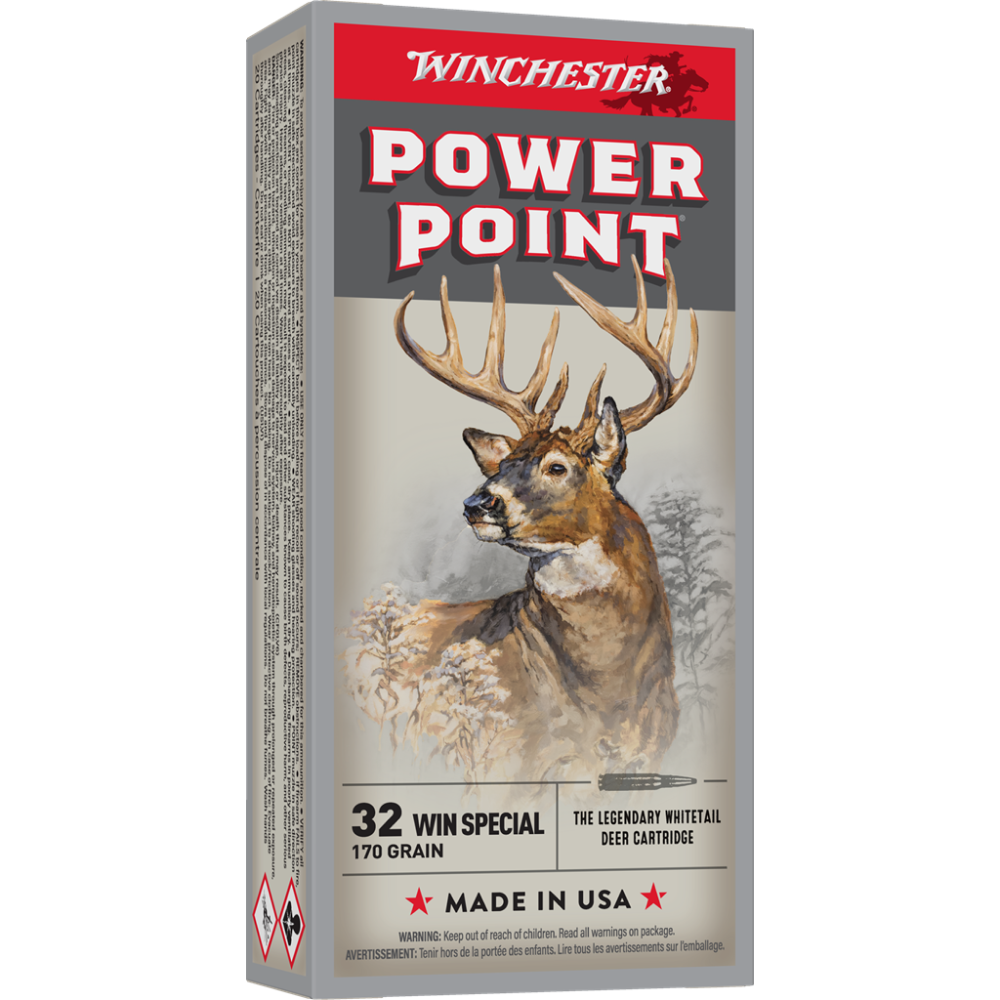 Winchester Super-X Power Point Rifle Ammunition .32 Win Special 170 gr. PSP 2250 fps 20/ct