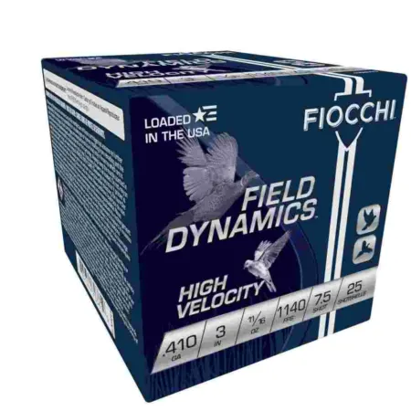 Fiocchi High Velocity Shotshells .410ga 3" #7.5-Shot 11/16oz. 25/ct